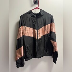 Retro Women's Black and Pink Jacket